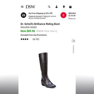 Dr. Scholl's Brilliance Black Heeled Boots